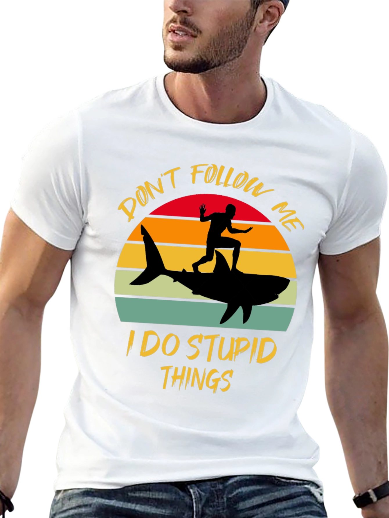 Dont Follow Me Shark T-Shirt