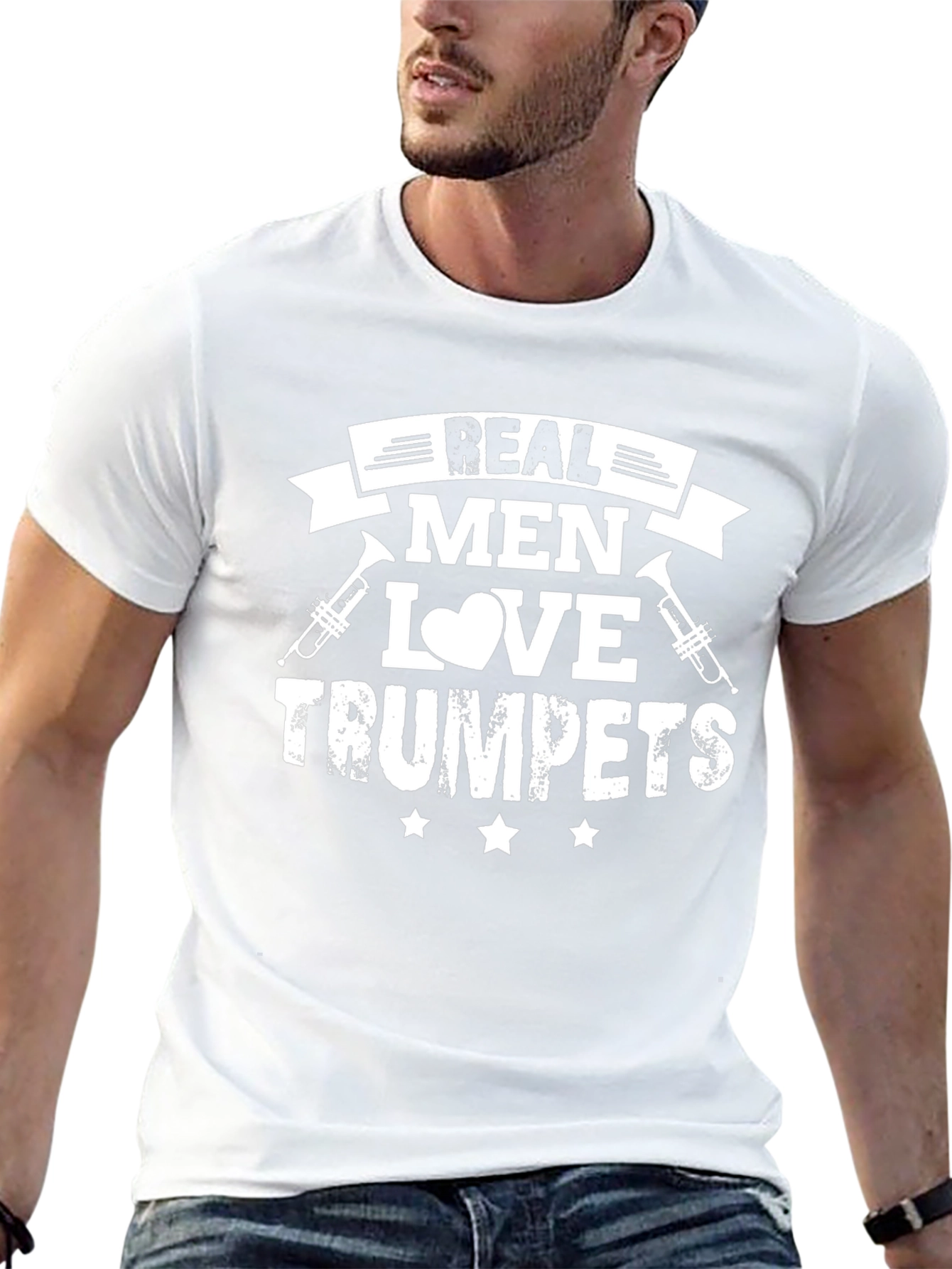 Real Men Love Trumpets Graphic T-Shirt