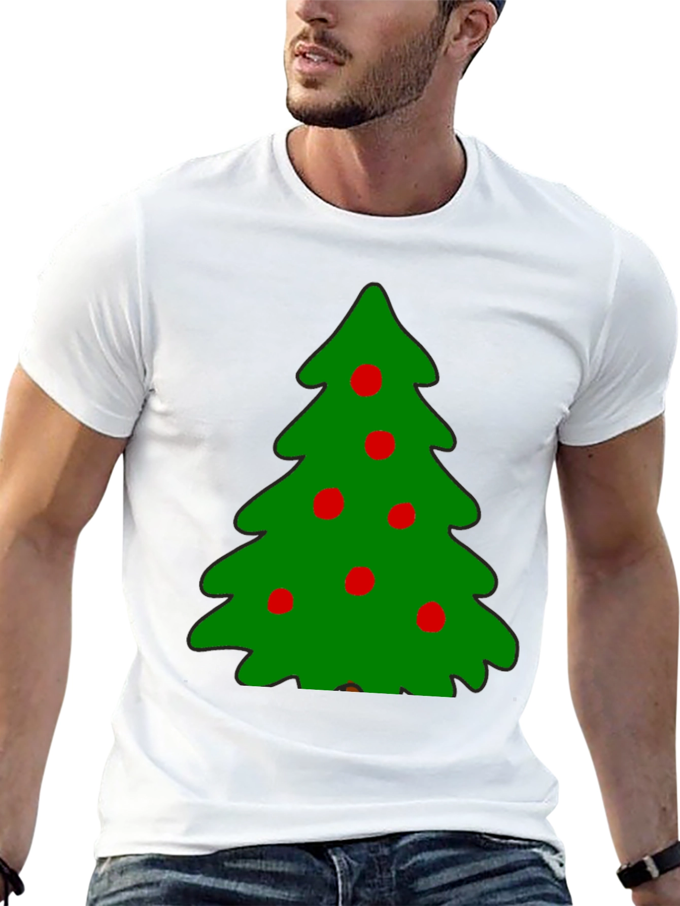 Festive Christmas Tree T-Shirt - Holiday Style