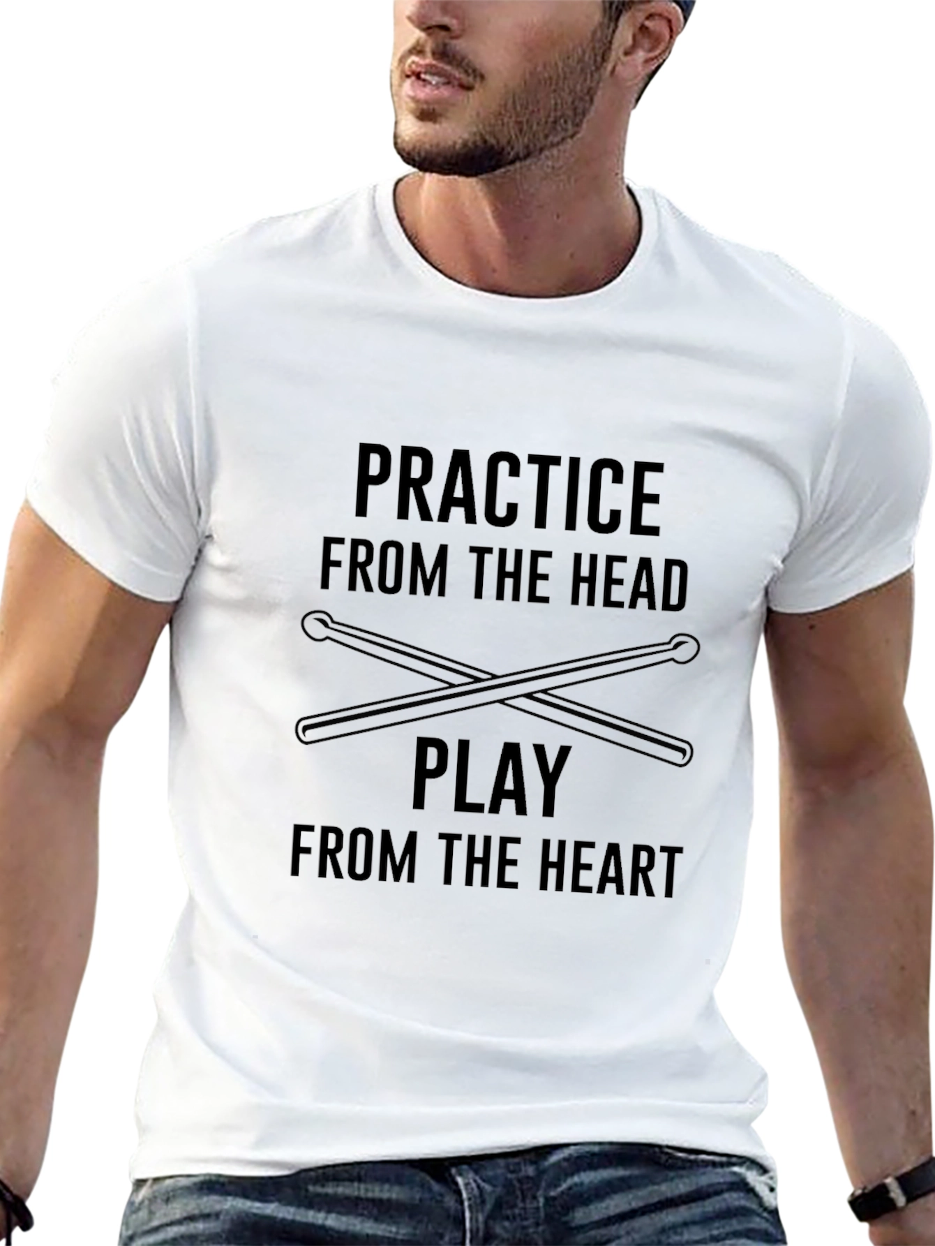 Practice From The Head Drums T-Shirt