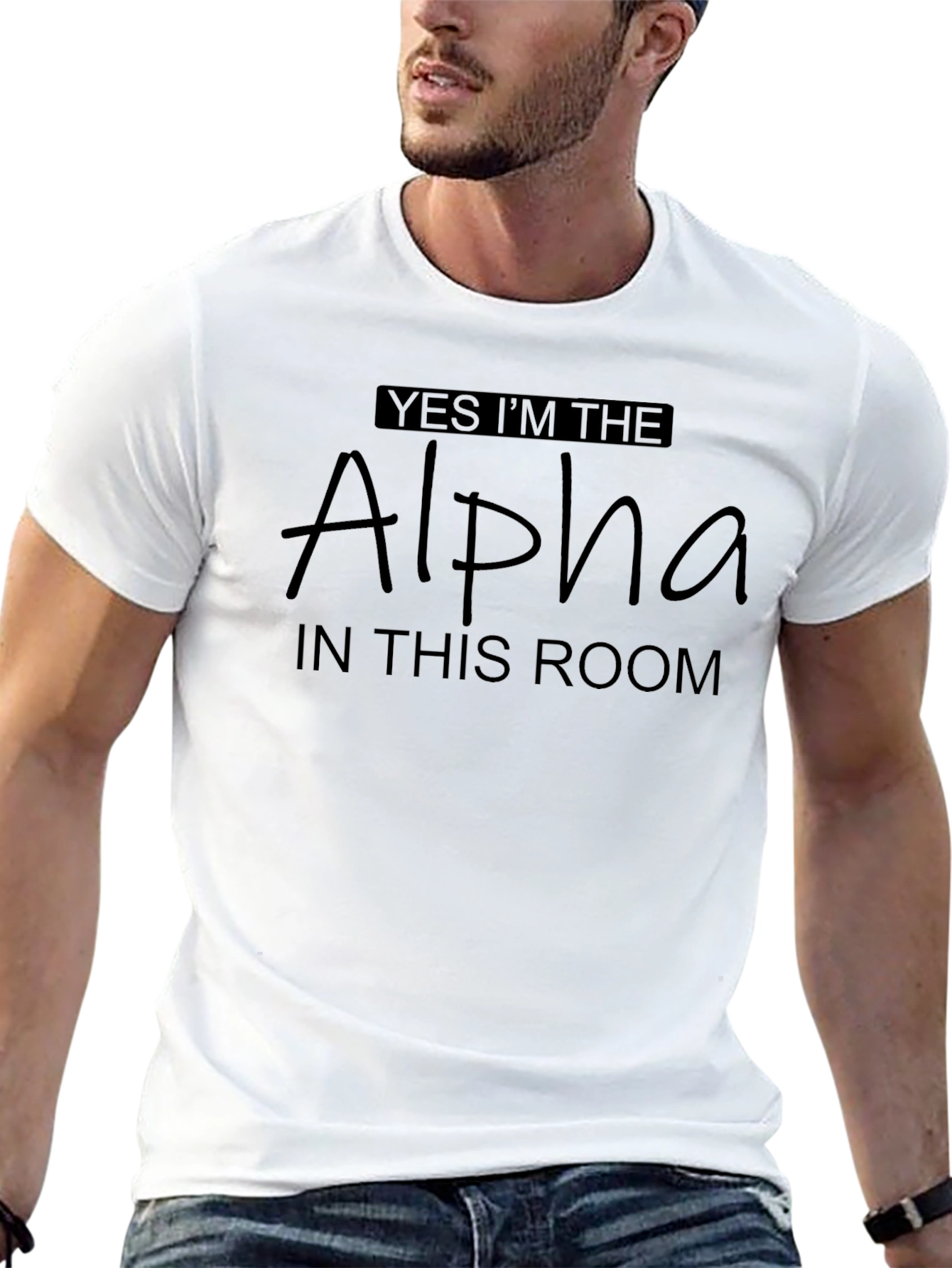 Alpha Statement Tee - Bold Graphic T-Shirt