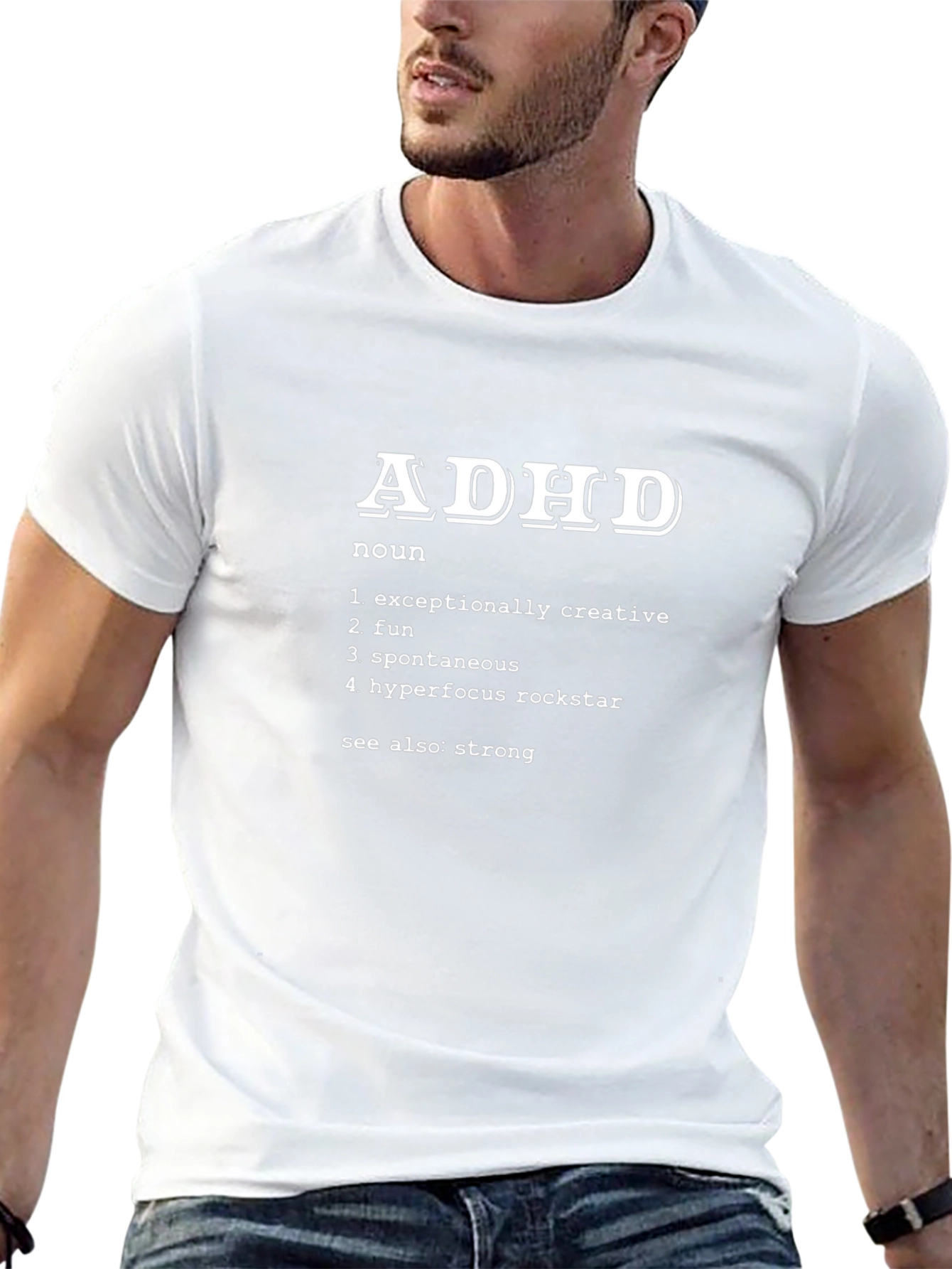 ADHD Definition T-Shirt - Creative Fun Spontaneous