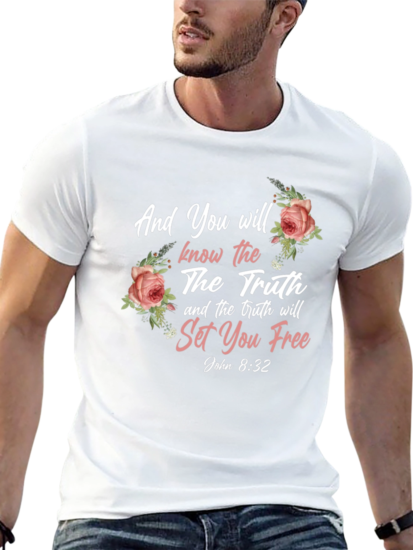 Truth Will Set You Free Floral T-Shirt