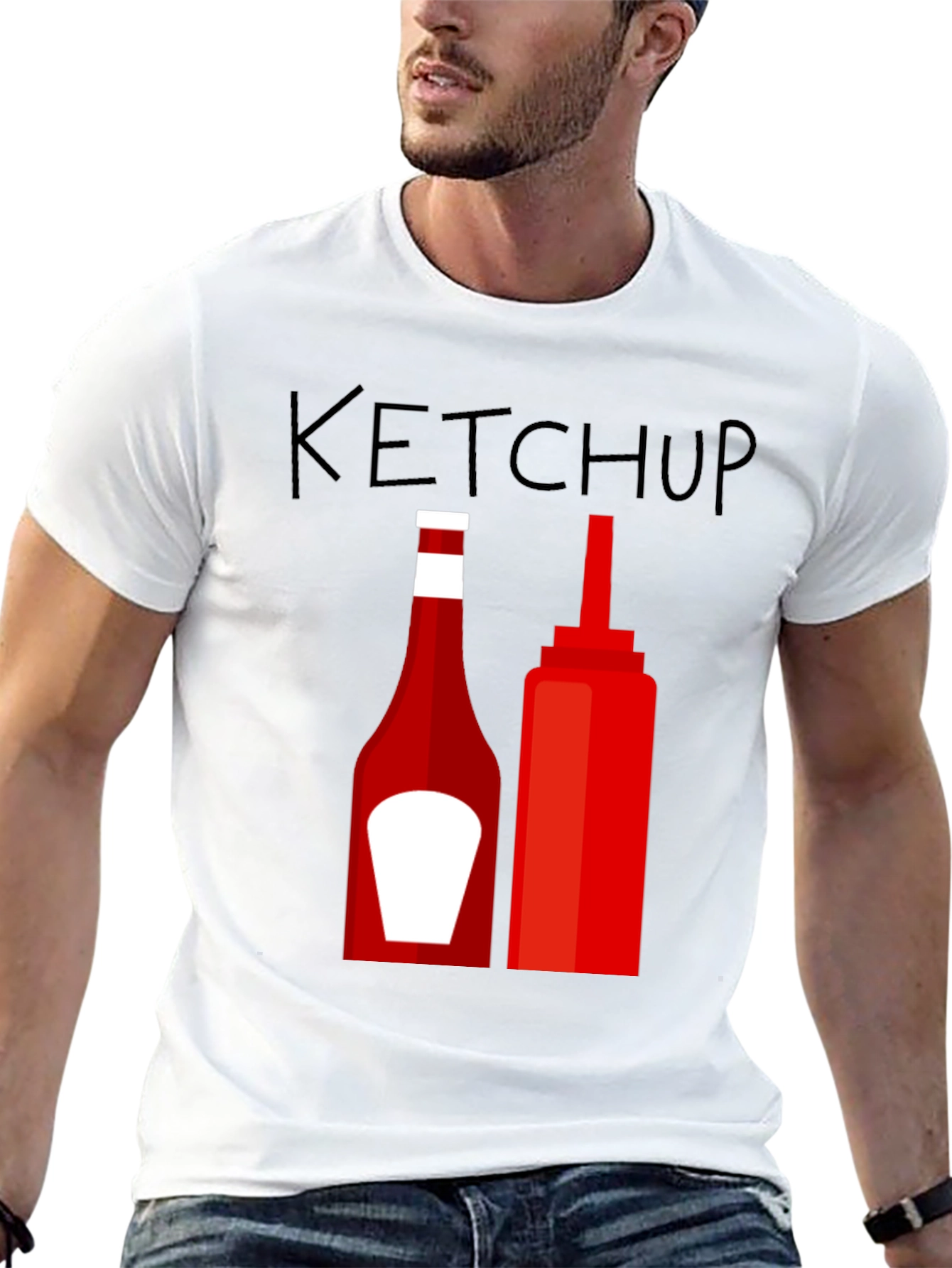 Ketchup T-Shirt - Funny Graphic Tee