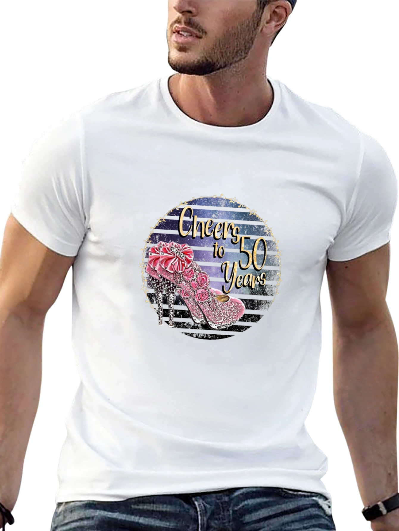 Cheers to 50 Years Graphic T-Shirt