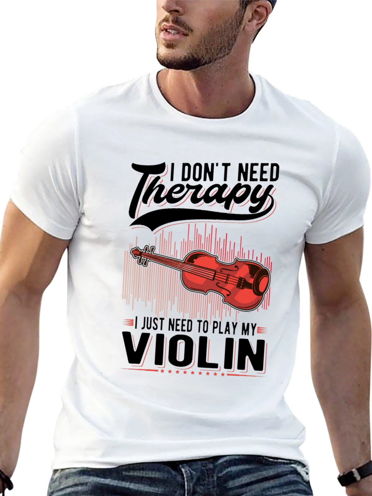 Therapy Violin T-Shirt