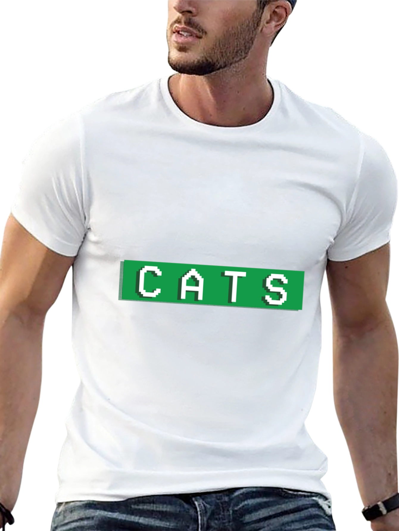 Pixel Cats T-Shirt - Retro Gaming Style