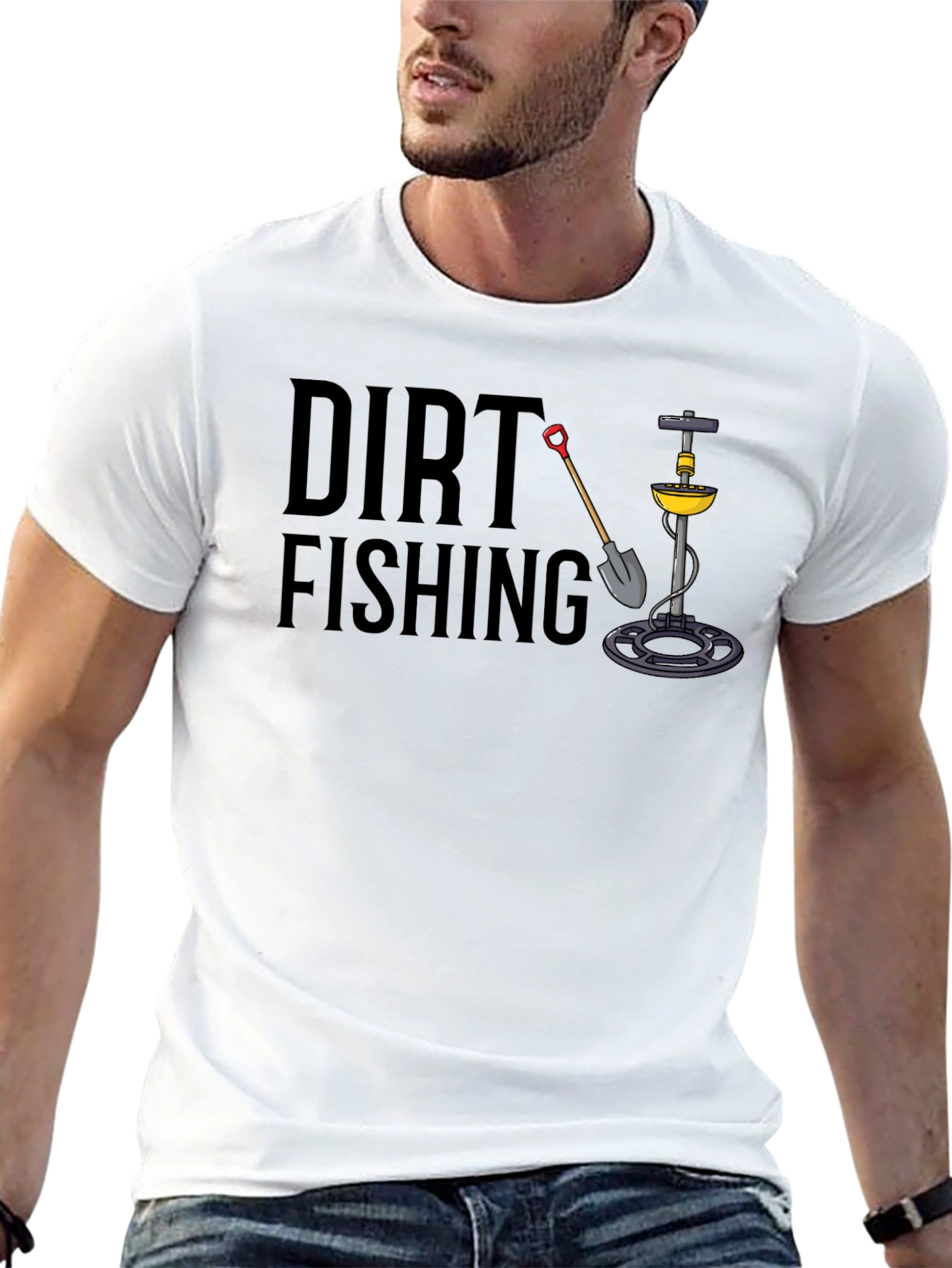 Dirt Fishing T-Shirt - Metal Detecting Tee