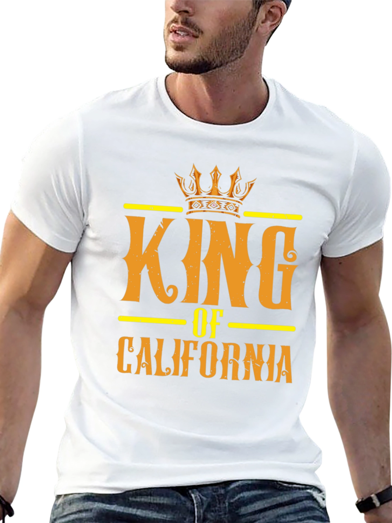 King of California Graphic Tee - Black
