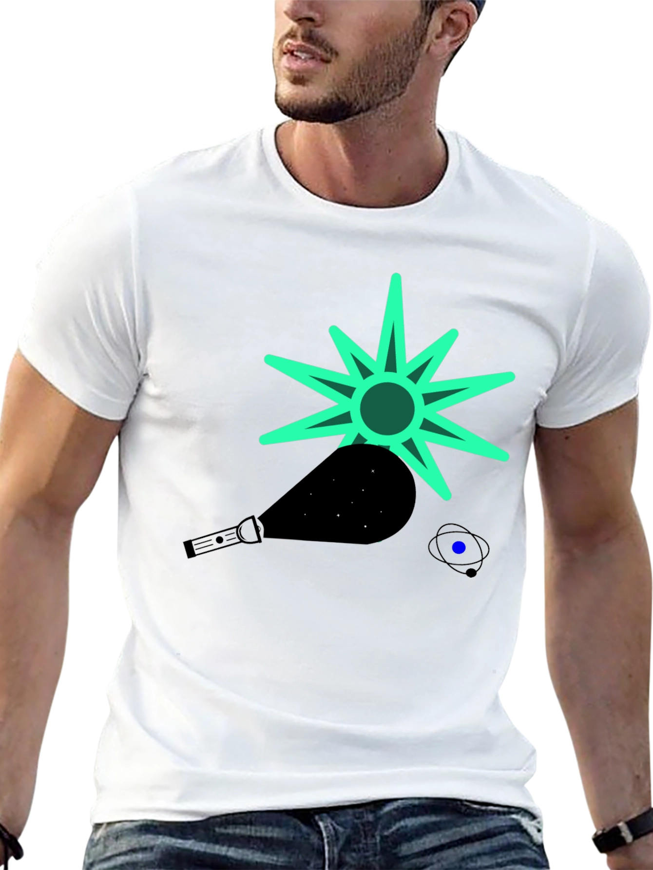 Cosmic Graphic Tee - Black T-Shirt