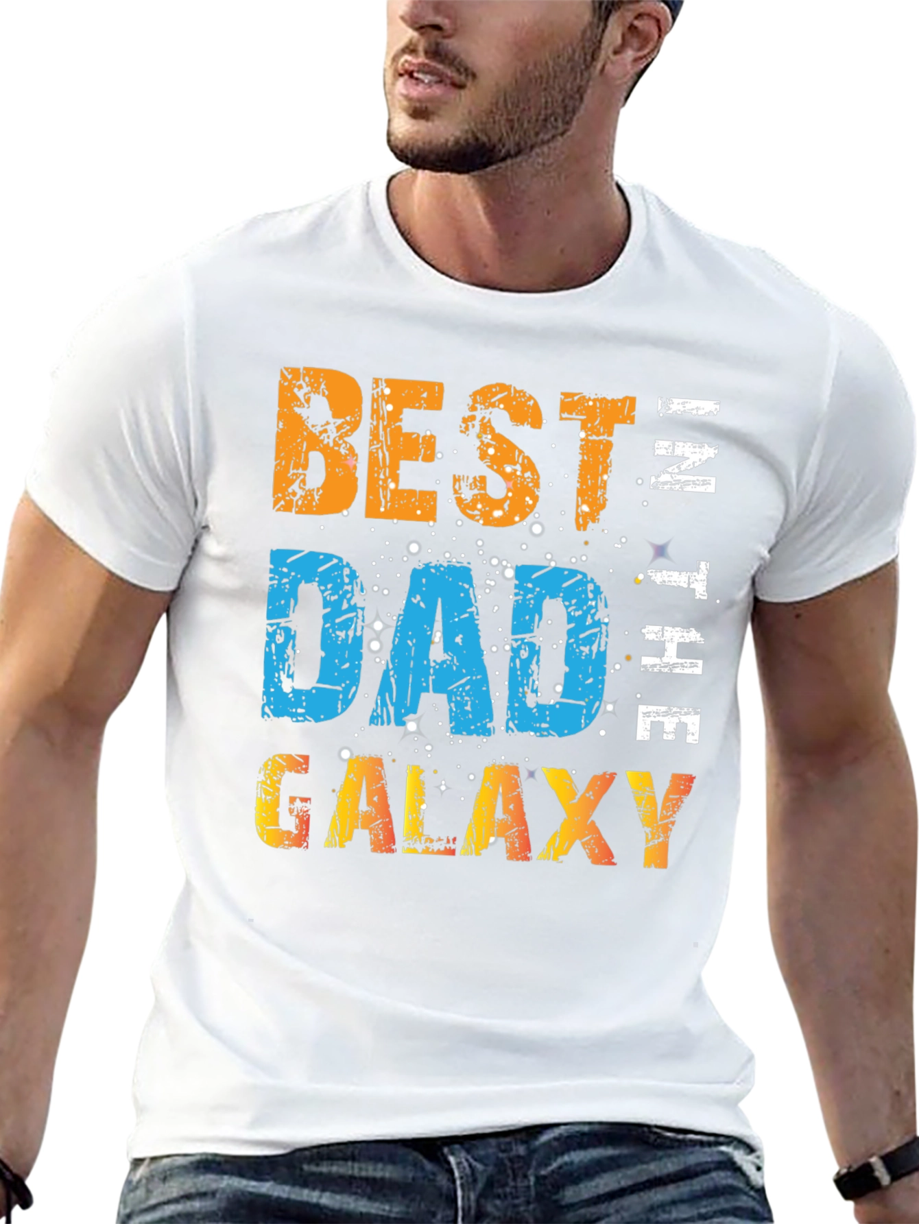 Best Dad In The Galaxy Graphic Tee