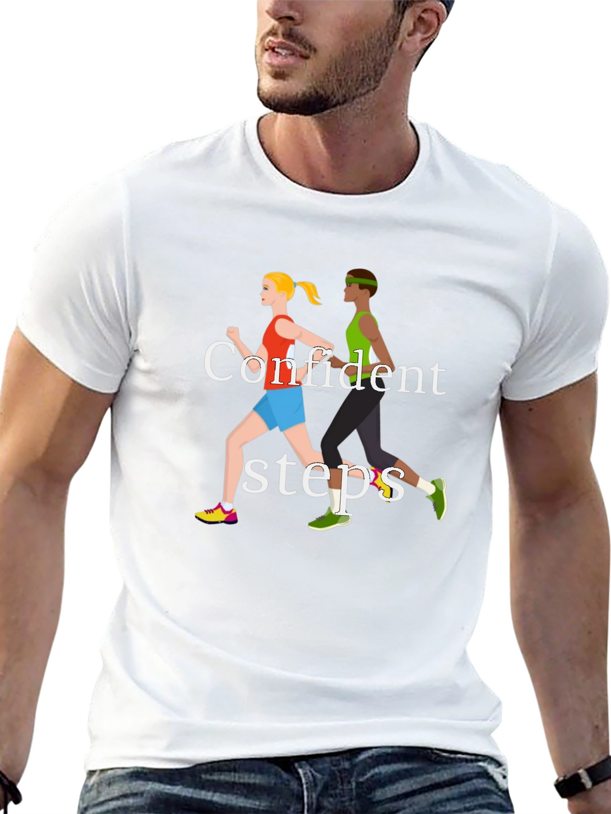 Confident Steps Graphic T-Shirt