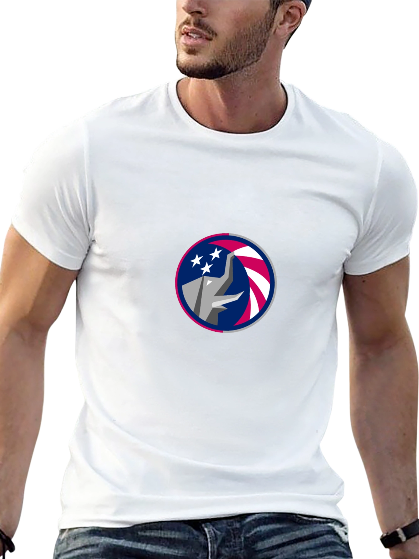 Republican Elephant Stars & Stripes Tee