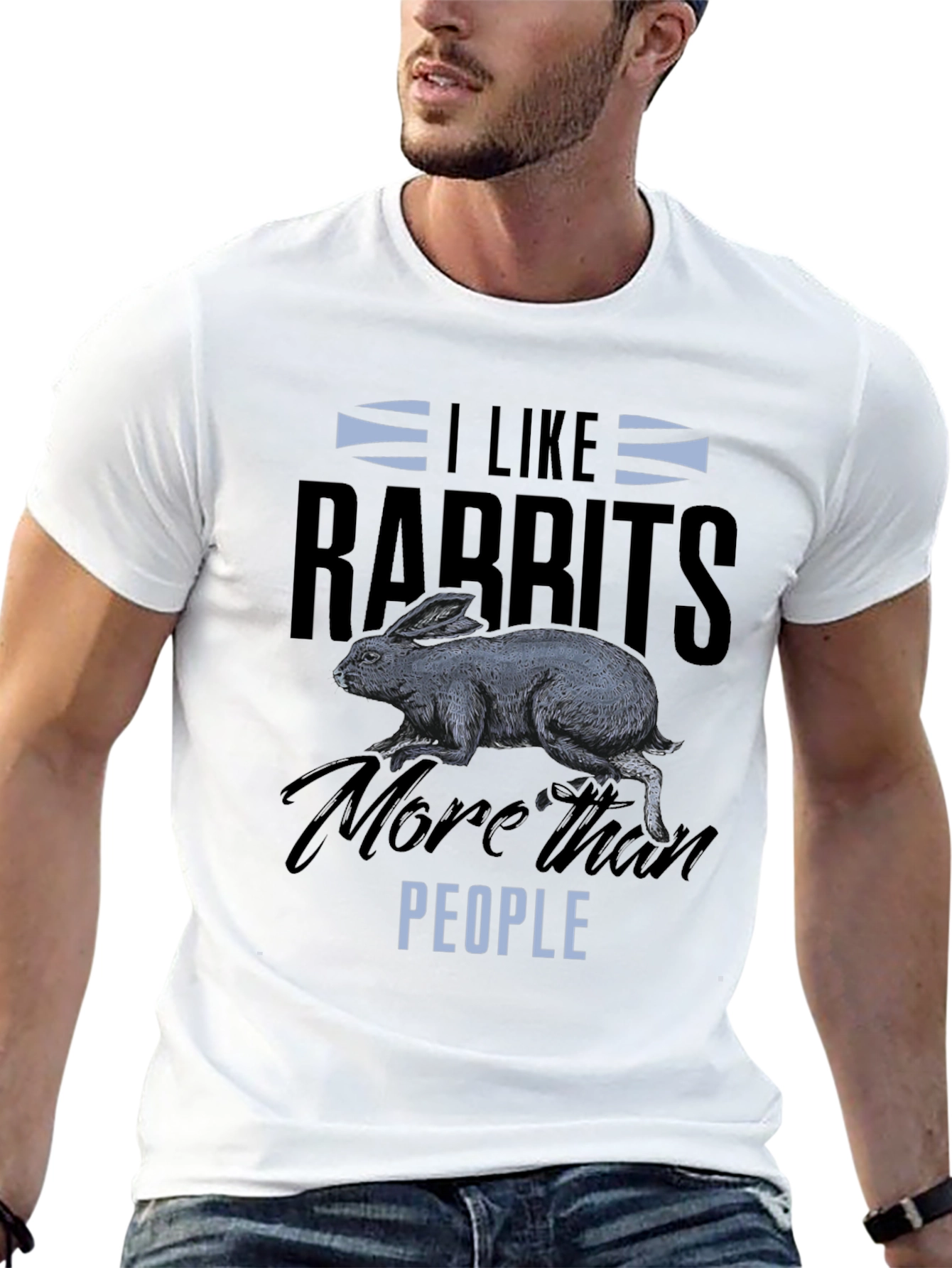 I Like Rabbits T-Shirt - Funny Animal Lover Tee