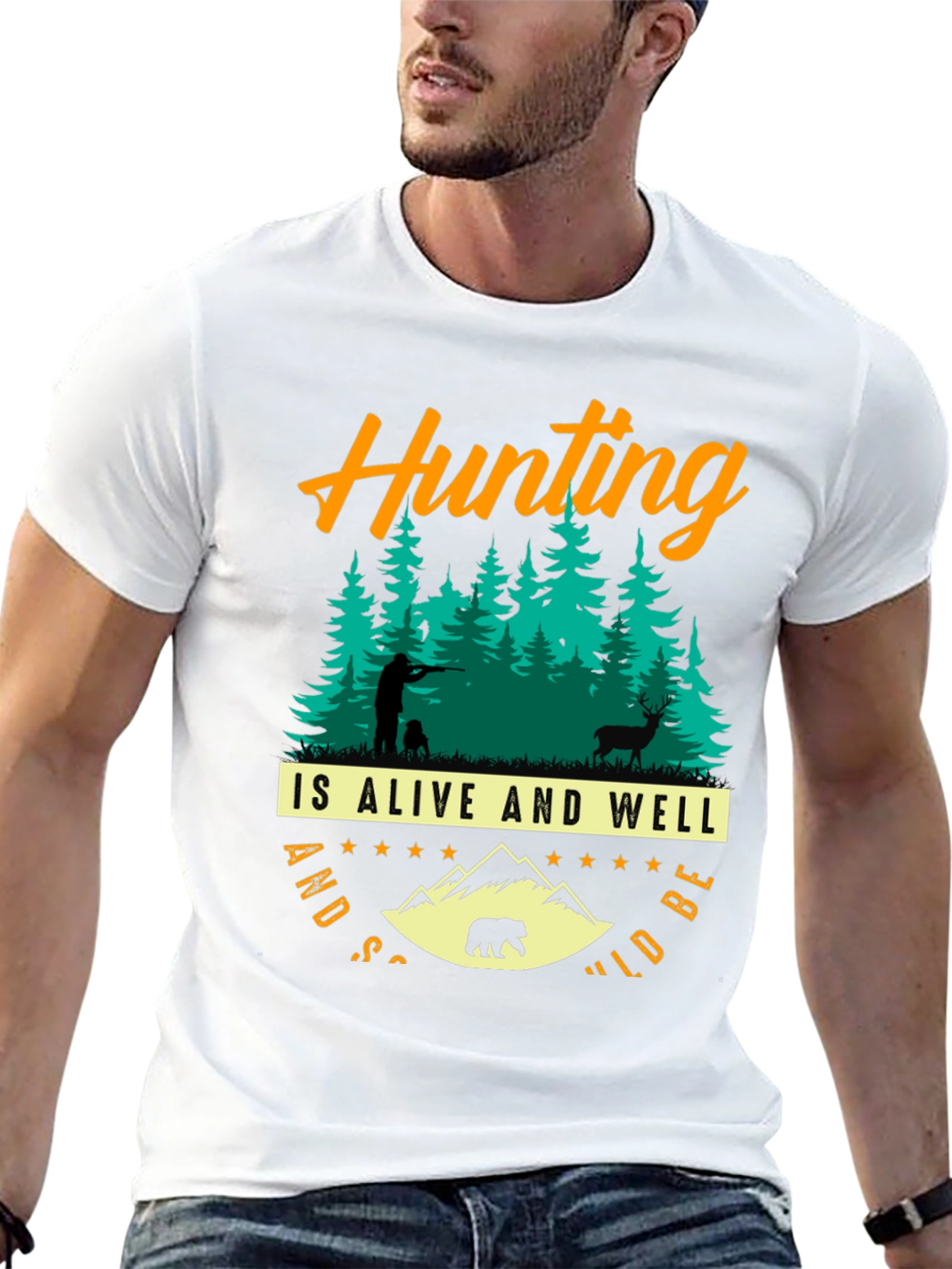 Hunting Bear Wildlife T-Shirt