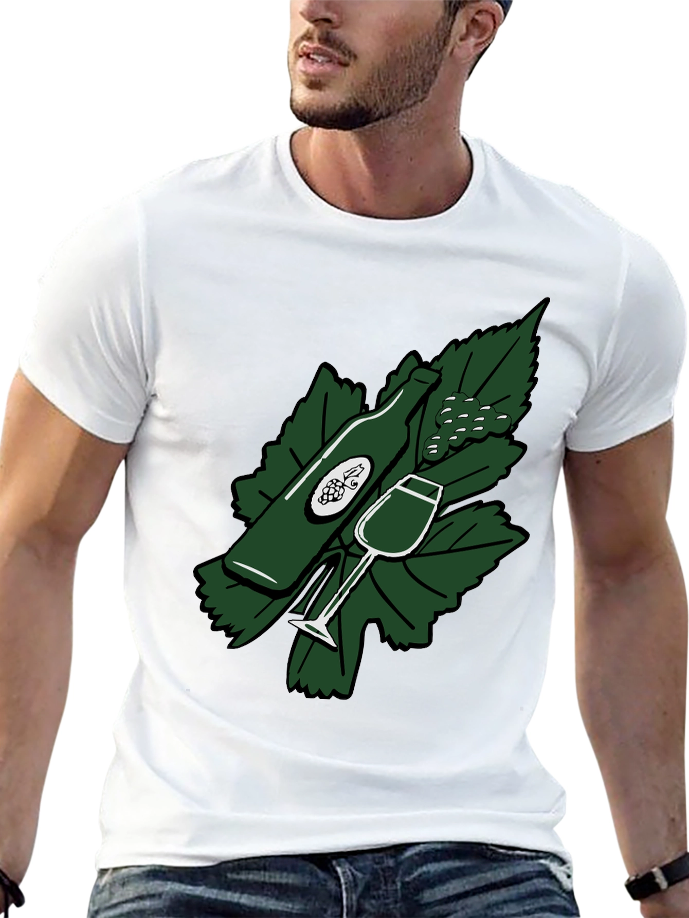 Wine Time Graphic T-Shirt