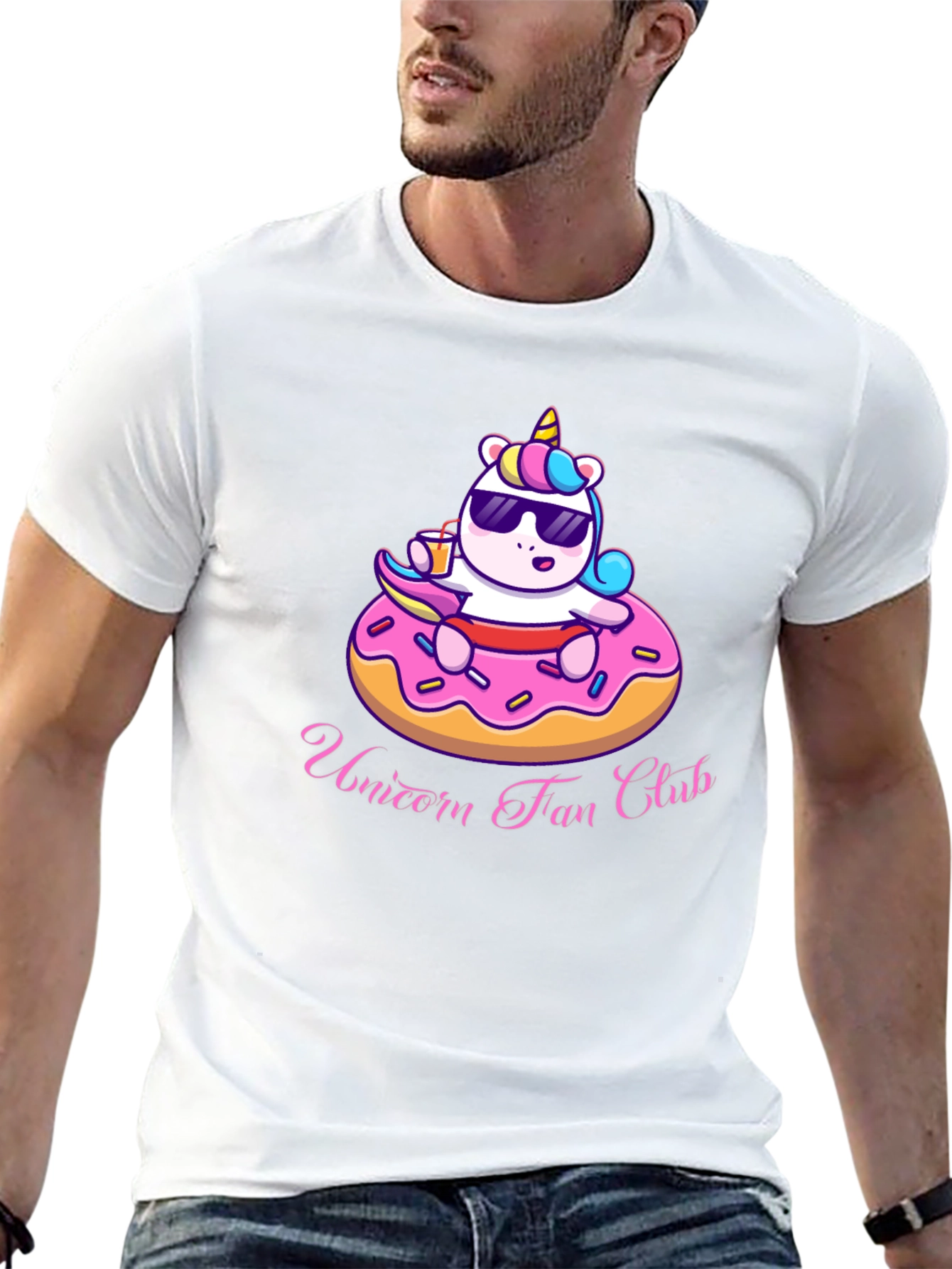 Unicorn Fan Club Donut T-Shirt