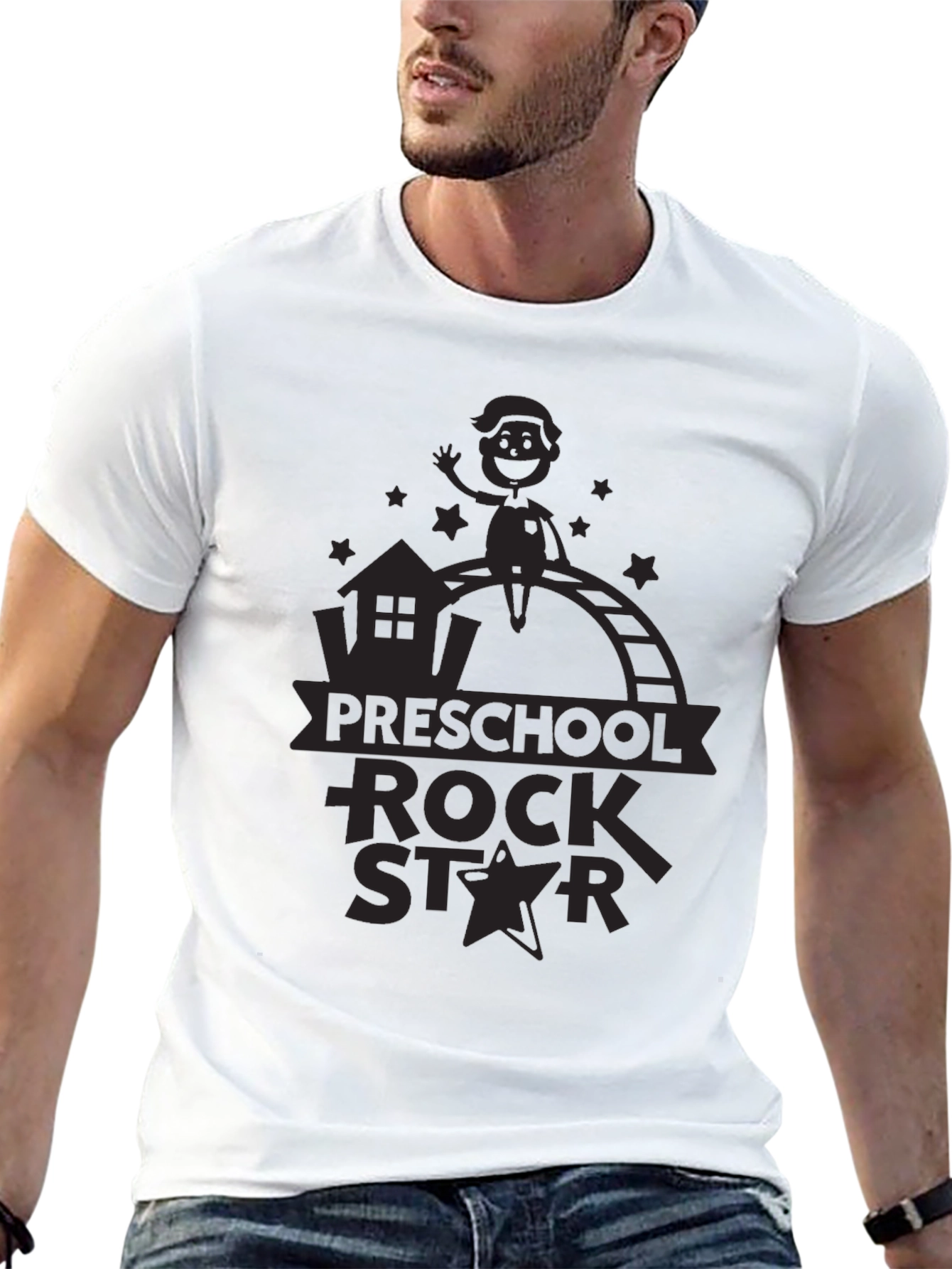 Preschool Rockstar Black T-Shirt