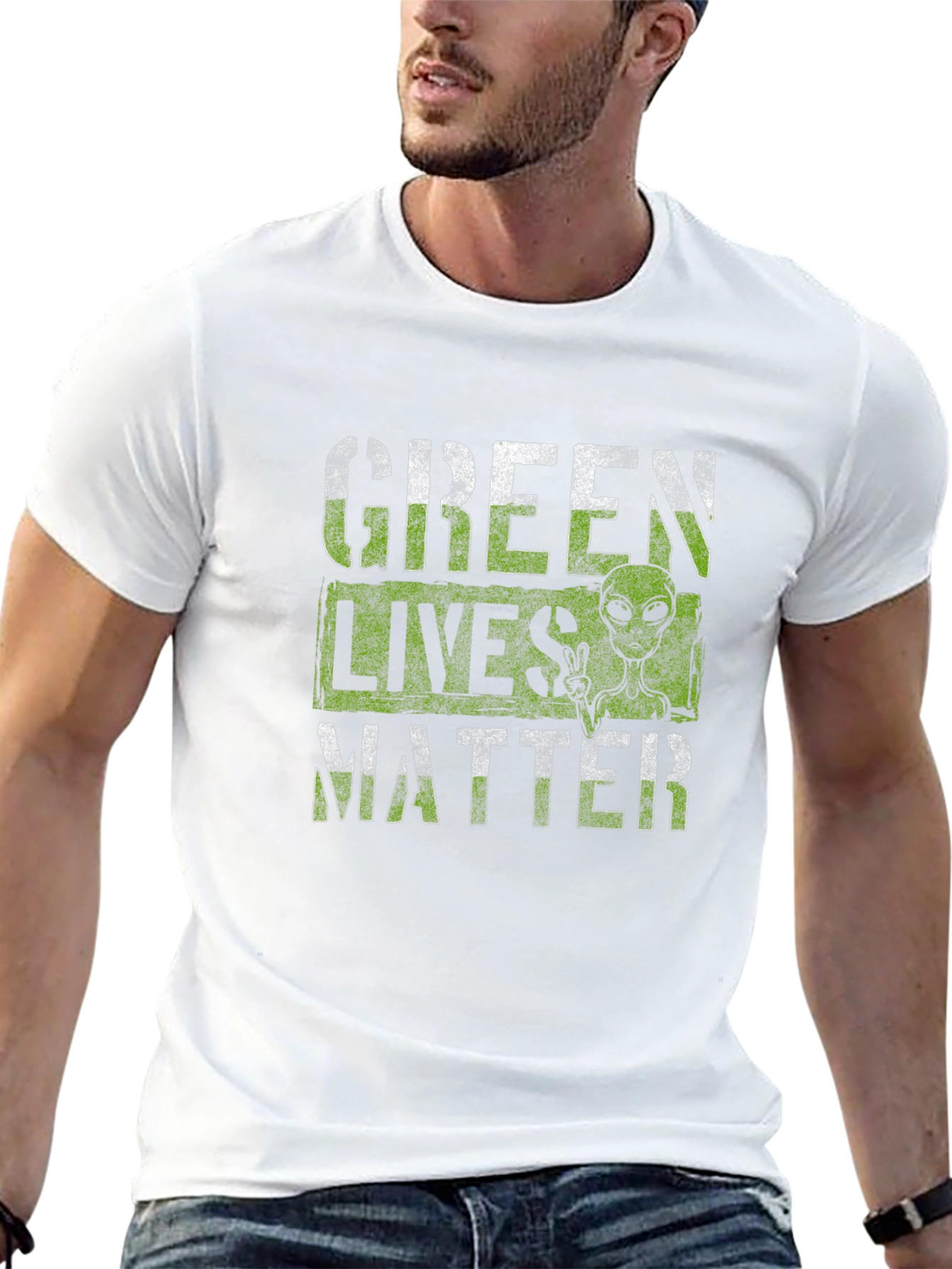 Green Lives Matter Alien T-Shirt