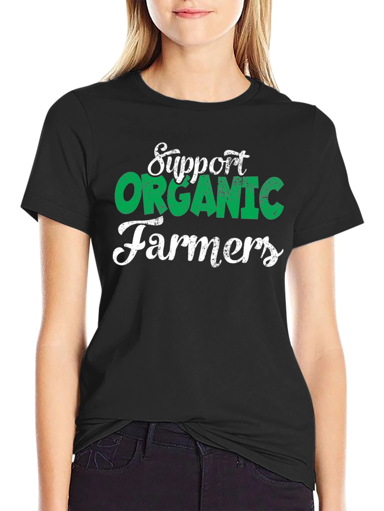 Support Organic Farmers Graphic Tee