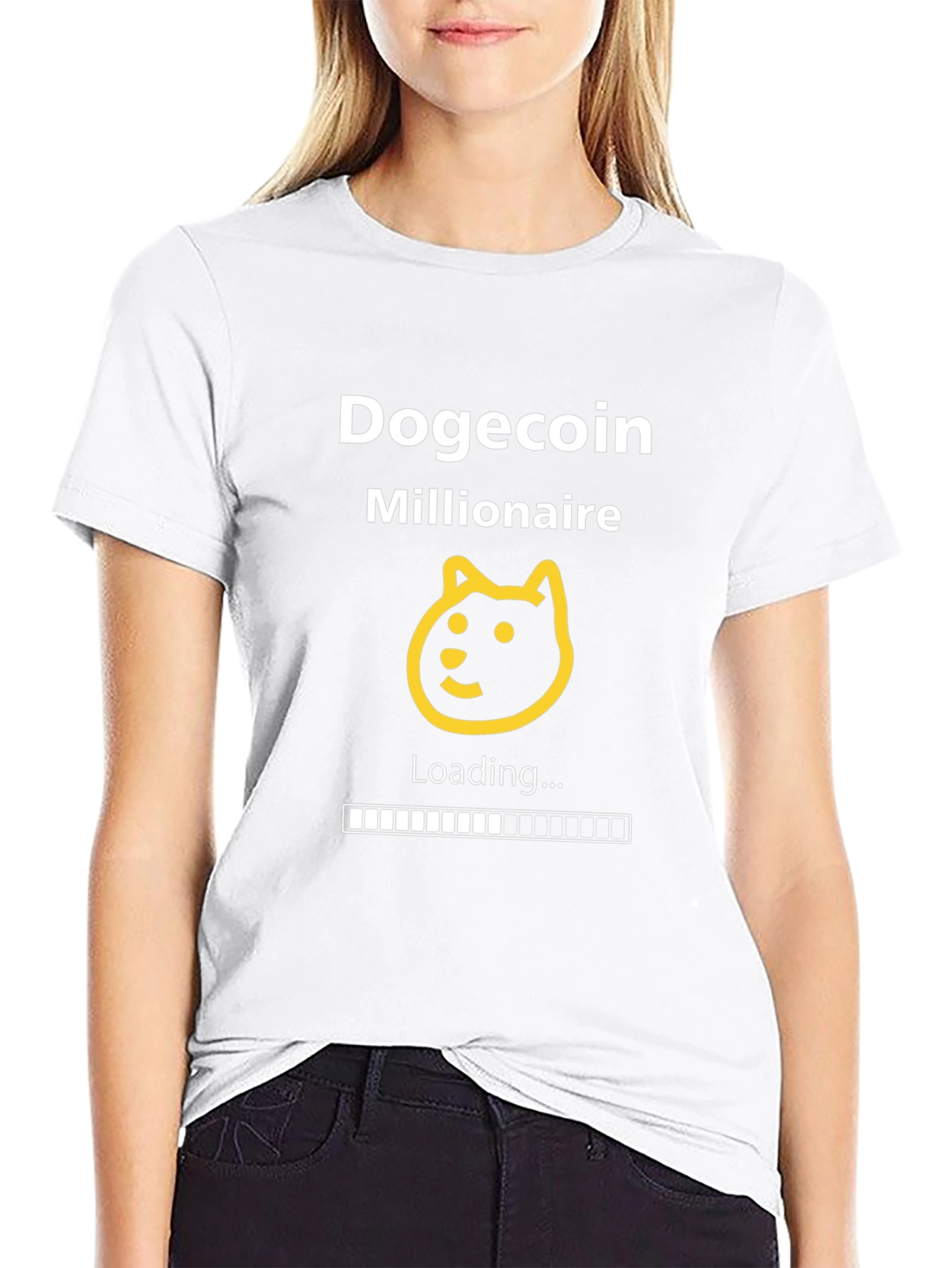 Dogecoin Millionaire Loading T-Shirt