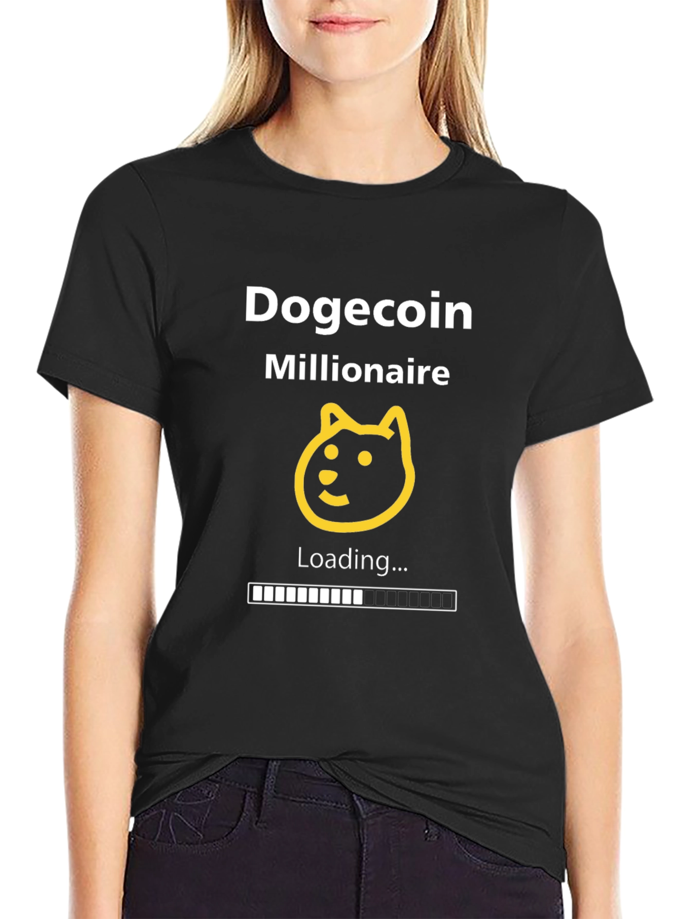 Dogecoin Millionaire Loading T-Shirt