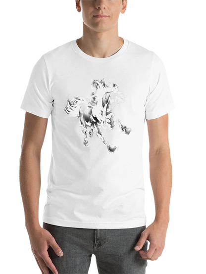 Abstract Horse Graphic T-Shirt