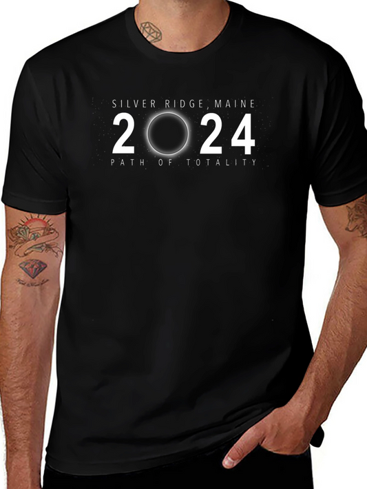 Silver Ridge Maine 2024 Total Solar Eclipse T-Shirt