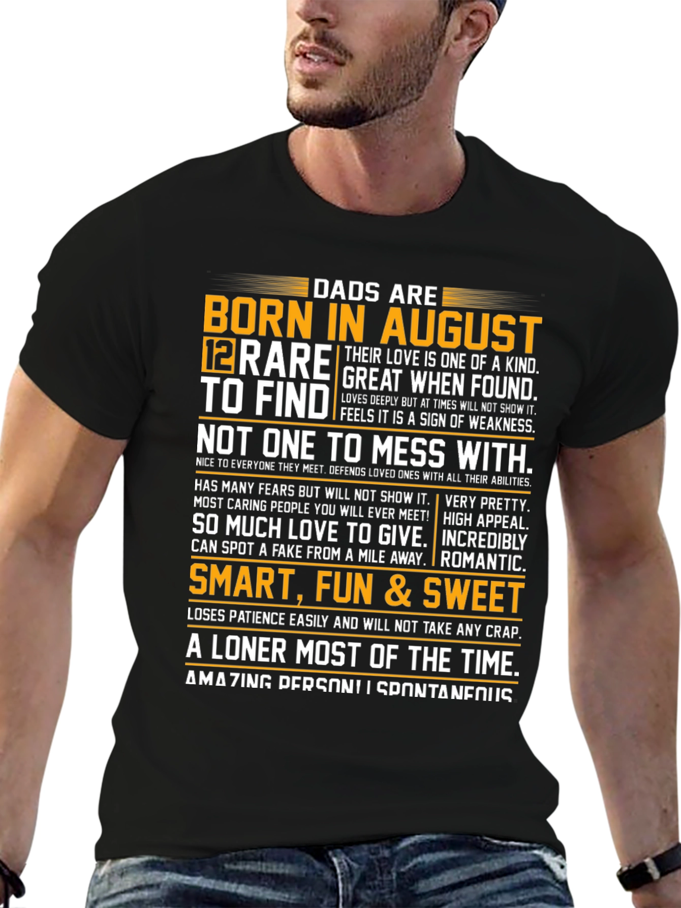 Dads Born in August T-Shirt