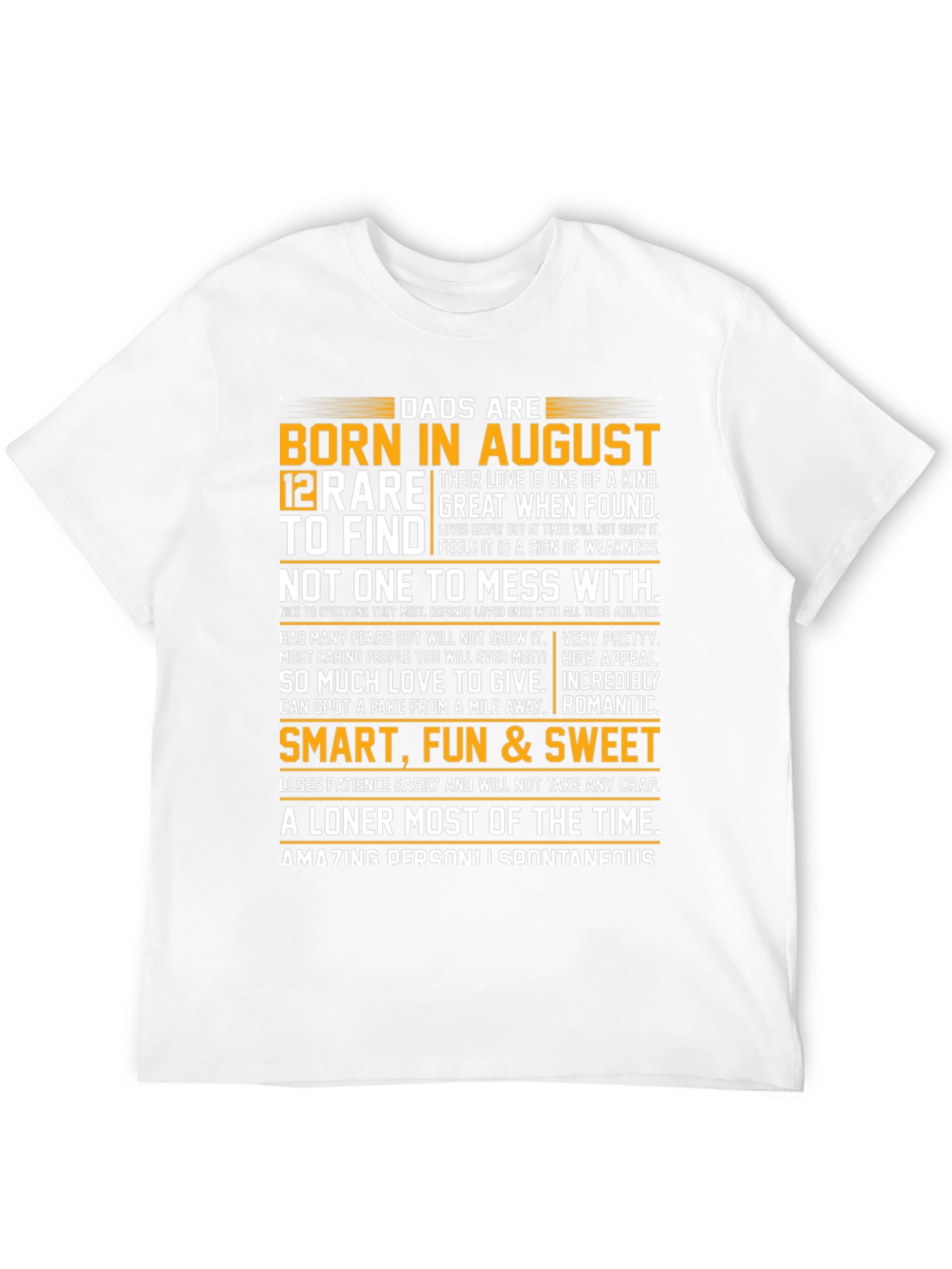 Dads Born in August T-Shirt