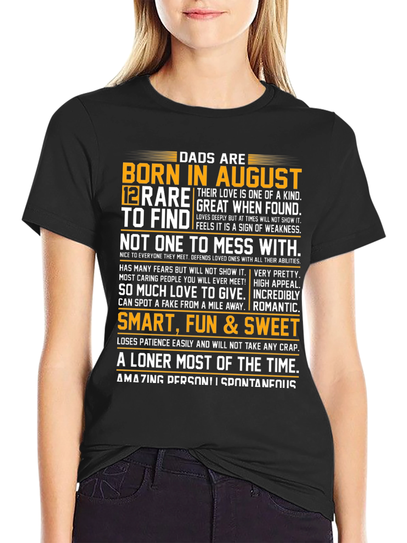Dads Born in August T-Shirt