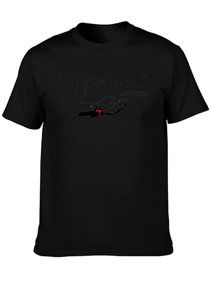 Forgive Them Luke 23:34 Graphic T-Shirt