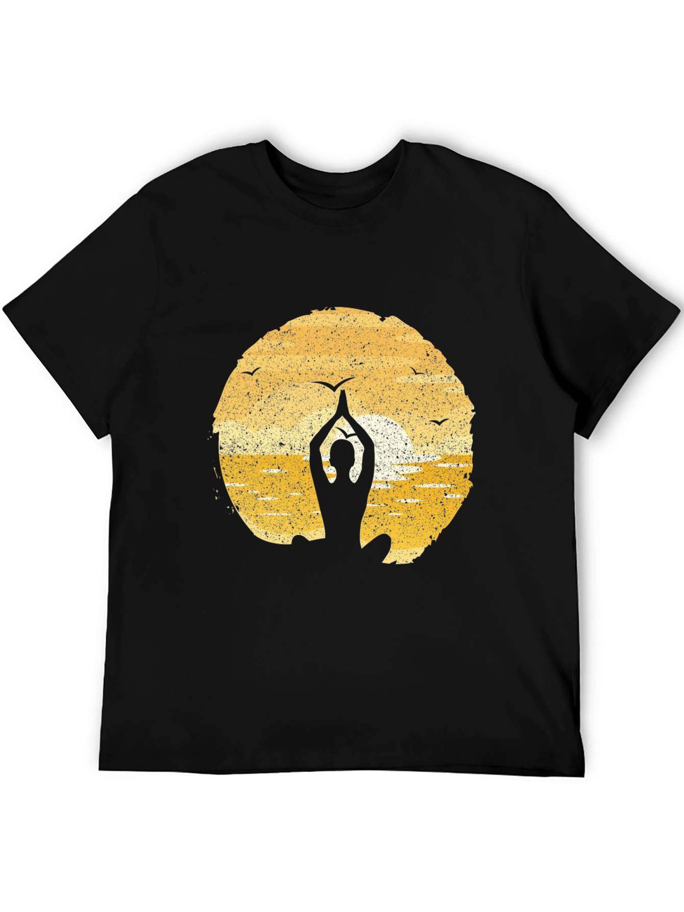 Yoga Silhouette T-Shirt - Meditation Peace