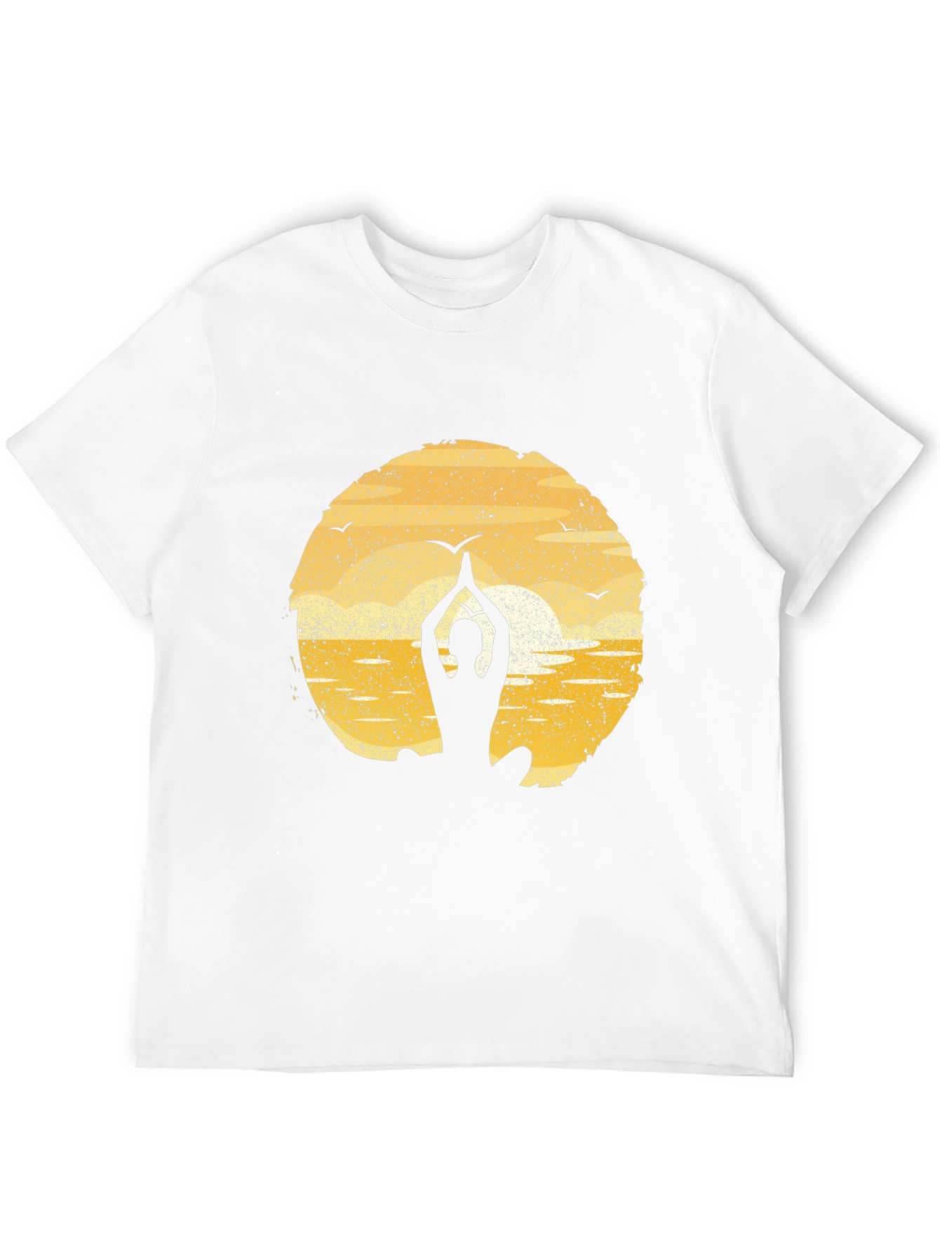 Yoga Silhouette T-Shirt - Meditation Peace