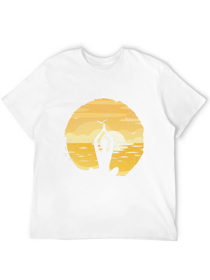 Yoga Silhouette T-Shirt - Meditation Peace