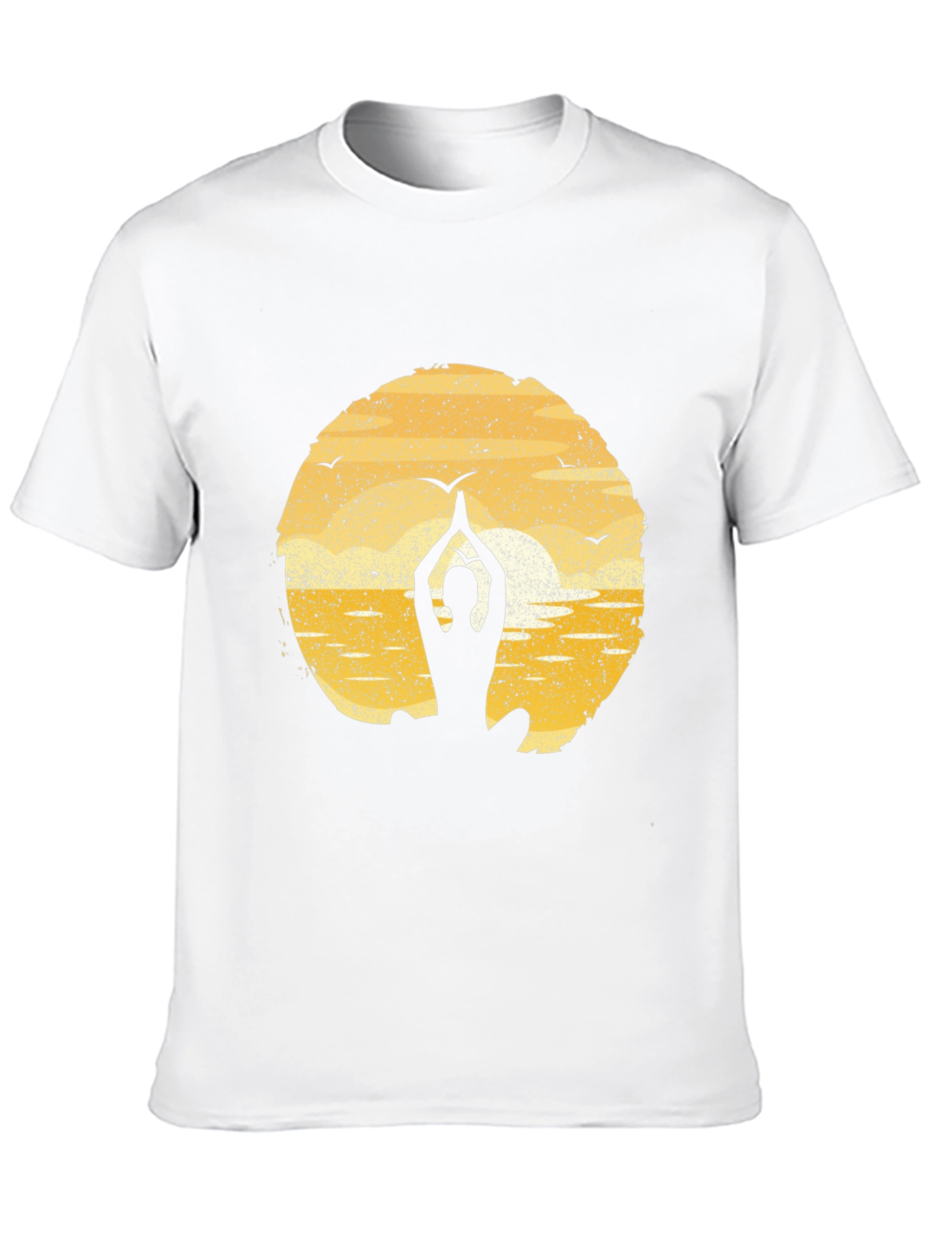 Yoga Silhouette T-Shirt - Meditation Peace