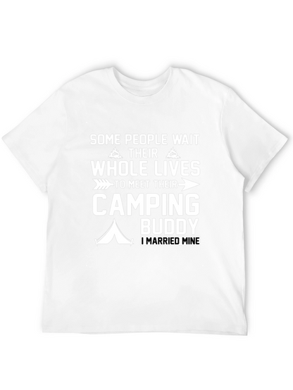 Camping Buddy T-Shirt - Married My Camping Partner!