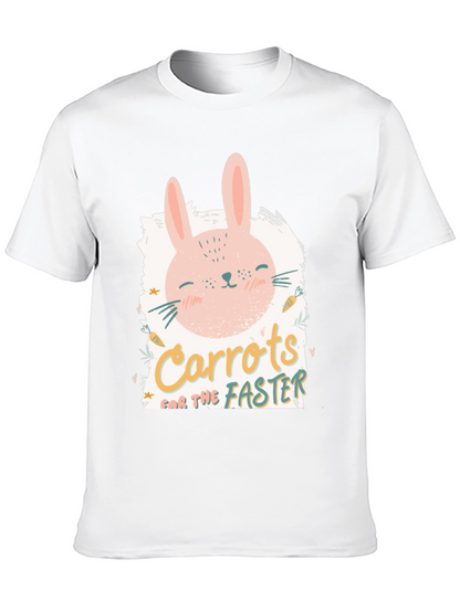Cute Bunny Carrots for the Faster Graphic Tee