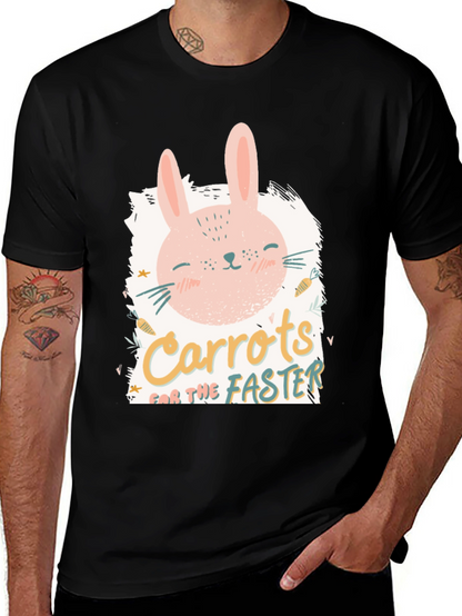 Cute Bunny Carrots for the Faster Graphic Tee