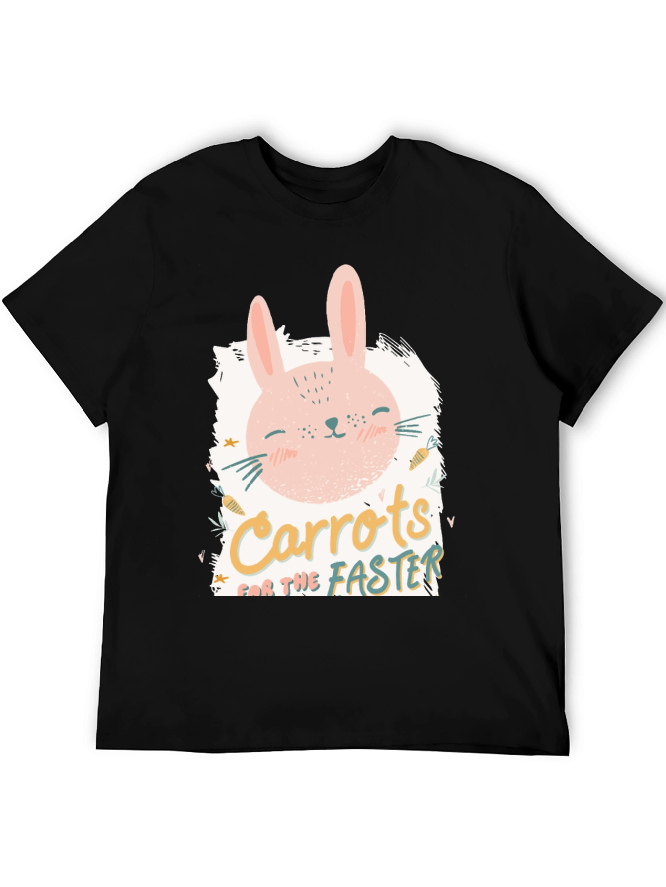 Cute Bunny Carrots for the Faster Graphic Tee