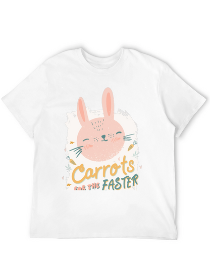 Cute Bunny Carrots for the Faster Graphic Tee