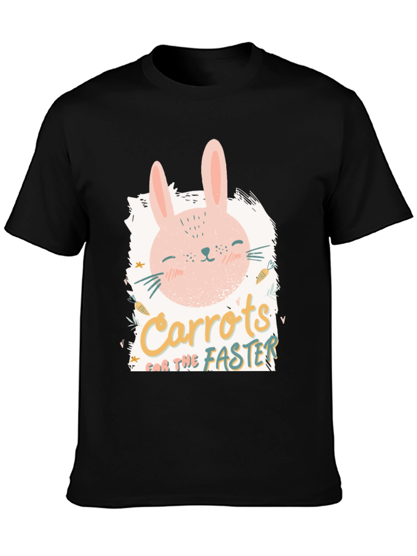 Cute Bunny Carrots for the Faster Graphic Tee