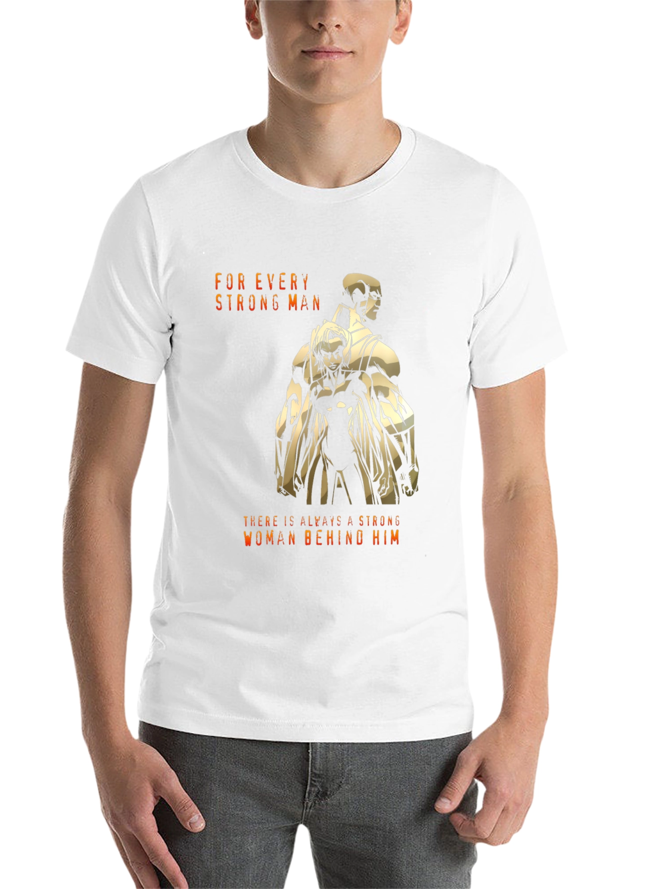 Strong Man/Woman Graphic T-Shirt