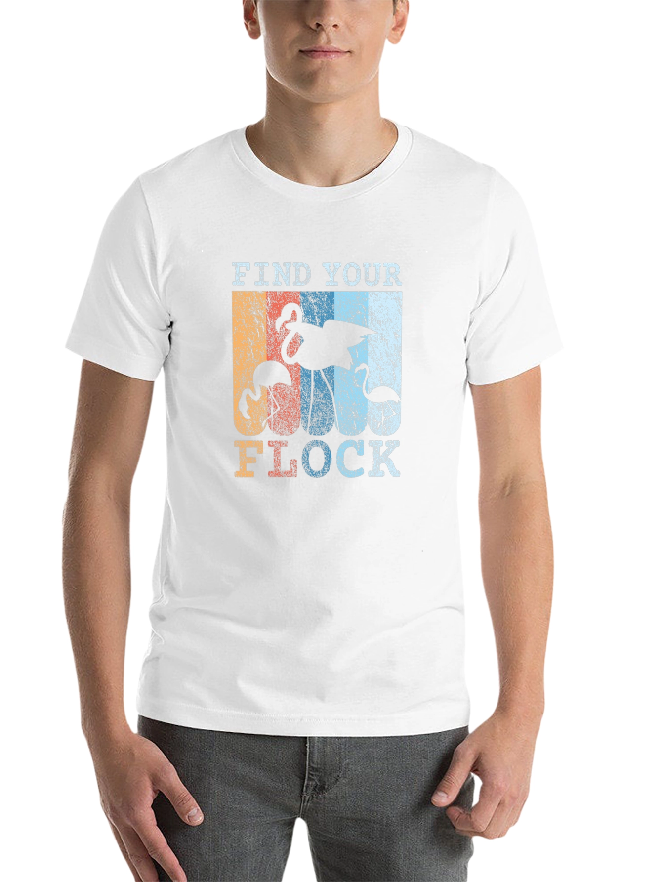 Find Your Flock Retro Graphic T-Shirt