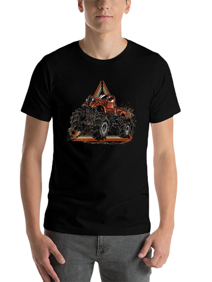 Monster Truck Graphic T-Shirt - Cool Design