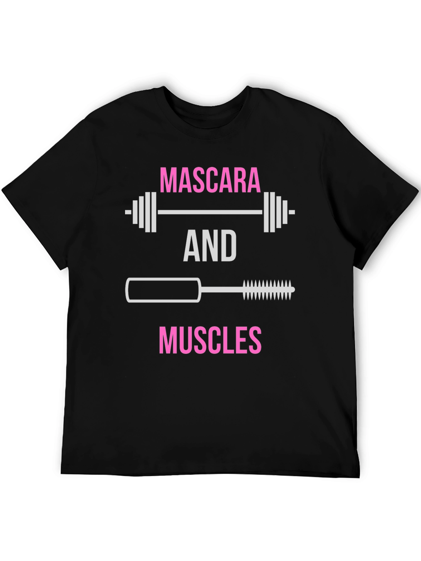 Mascara & Muscles Graphic T-Shirt