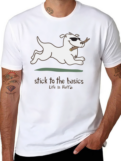Stick to the Basics Dog Graphic Tee