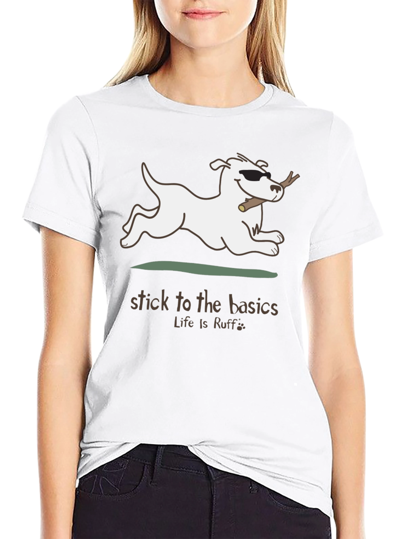 Stick to the Basics Dog Graphic Tee