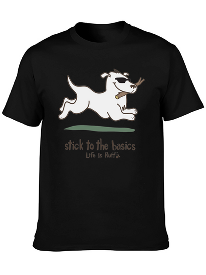 Stick to the Basics Dog Graphic Tee