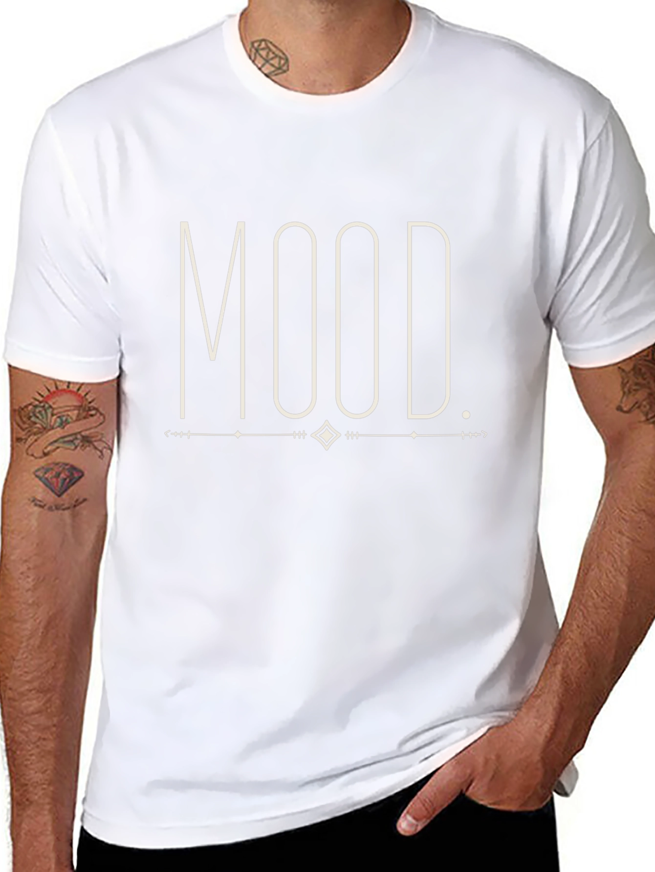 Mood Graphic Tee - Stylish Casual T-Shirt